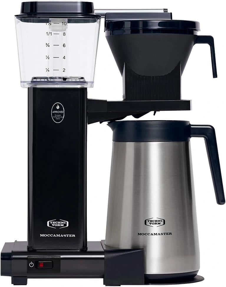 Moccamaster KBGT, Filterkoffiemachine, Thermoskan, zwart, 1.25 liter