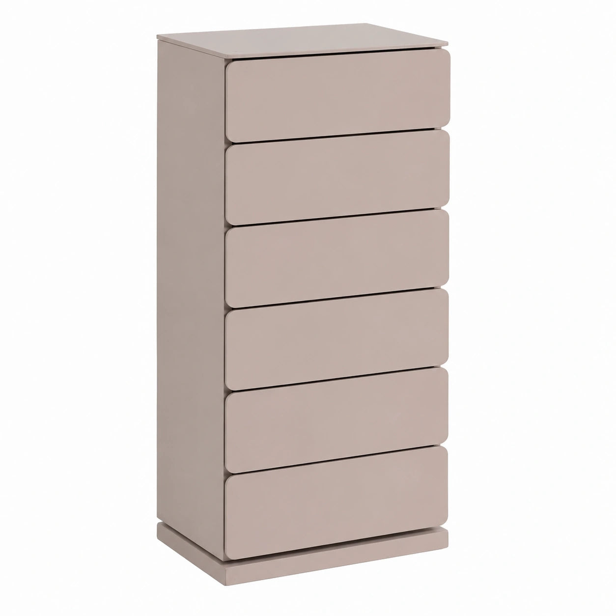 Spinder Design Schuhregal Joey aus Stahl mit 7 drehbaren Fächern, Taupe, 37 x 98,5 x 26 cm
