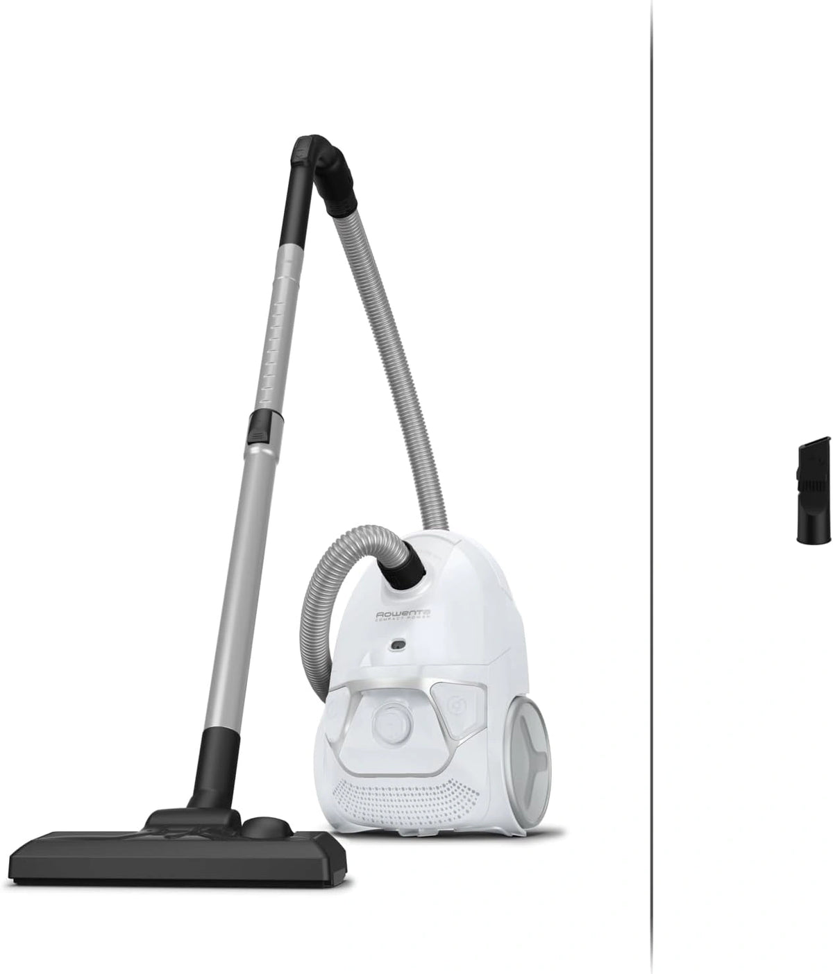 Rowenta Compact Power stofzuiger met zak, compact ontwerp RO3927, zilver