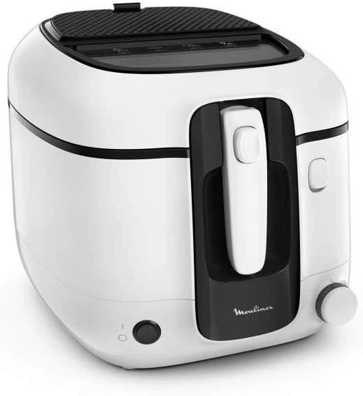 Moulinex Oliefriteuse, 2,2 l olie, 1,5 kg friet, geurfilter, wit AM312010
