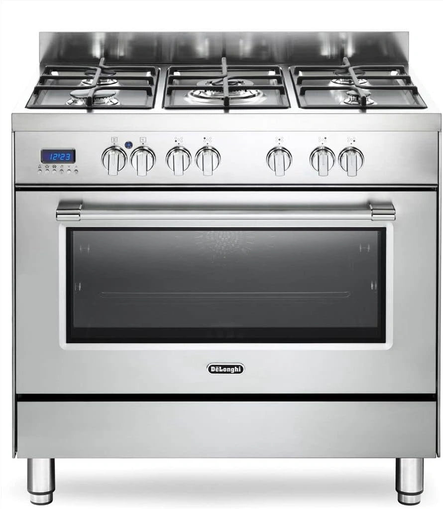 Cucina gas De Longhi Pro 96 Mx Ed, zilver