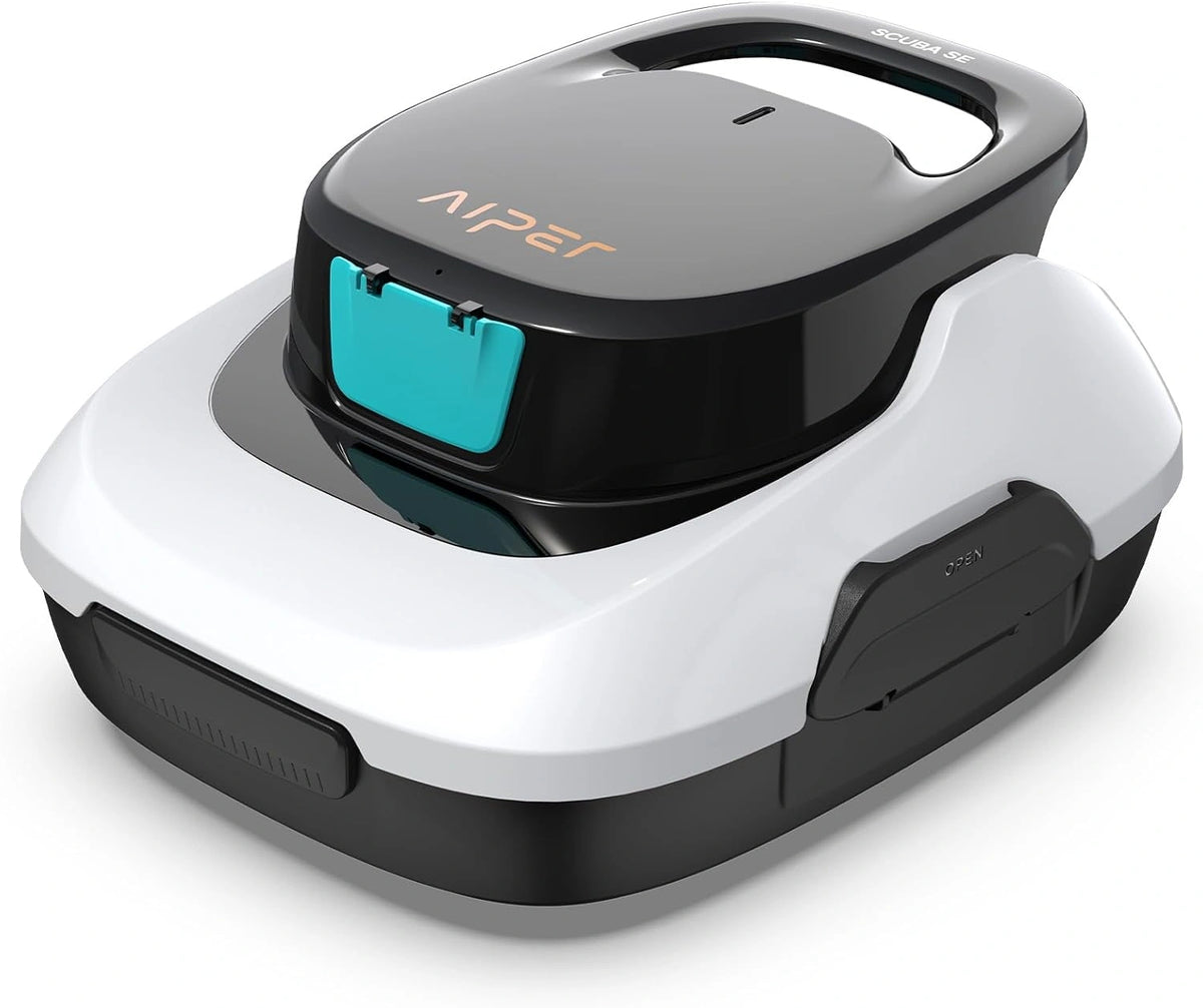 AIPER Scuba SE zwembadrobot, accu, draadloze zwembadzuiger met 90 minuten looptijd, automatisch parkeren, compacte zwembadreiniger