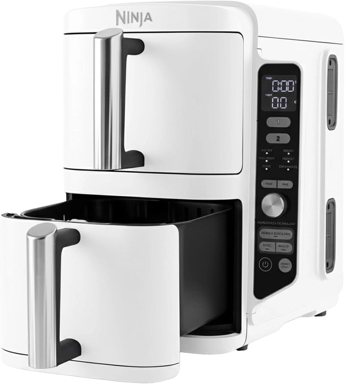 Ninja SL400EUWH Doppel XL double-hot airfritteuse, wit