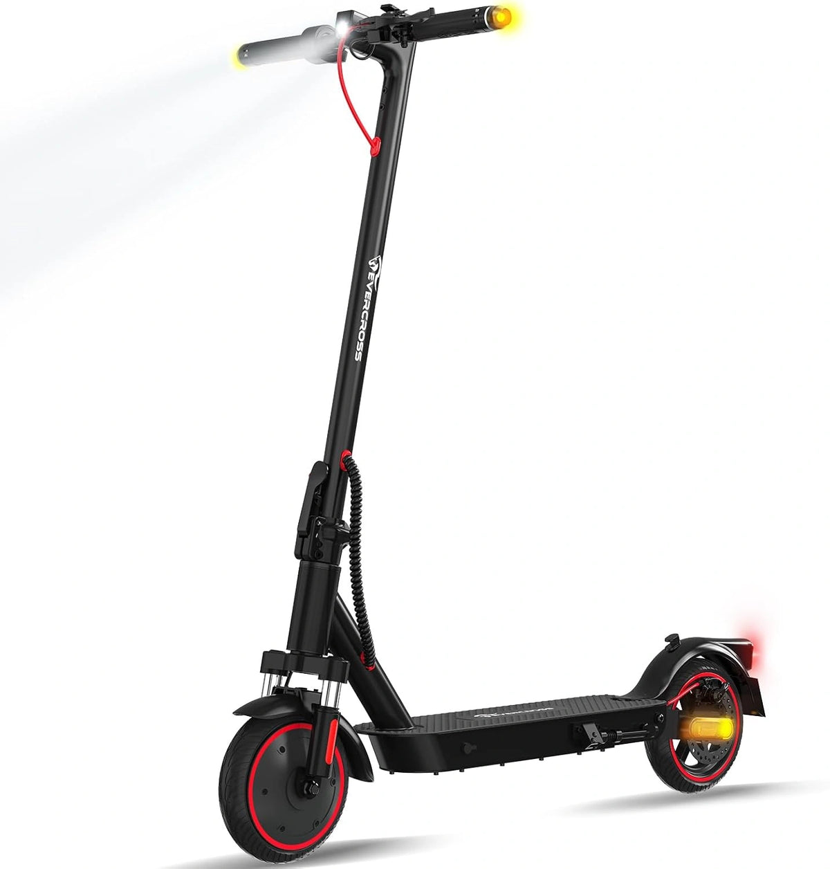 EVERCROSS EV85F Elektrische step voor volwassenen, 8,5 inch, elektrische step, opvouwbaar, app, motor 350 W, accu 7,8 Ah, gewicht 15 kg