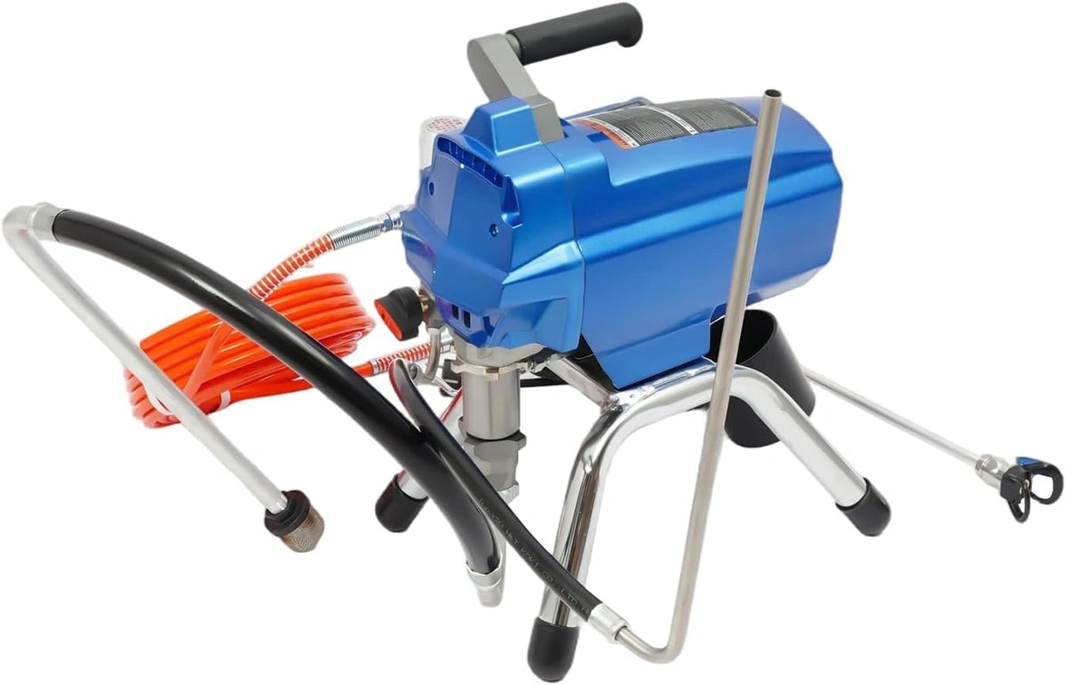 Airless verfspuitapparaat, 1200 W, airless verfspuitapparaat, 3000 psi, airless spuitapparaat met hogedrukslang, 3,5 l/min