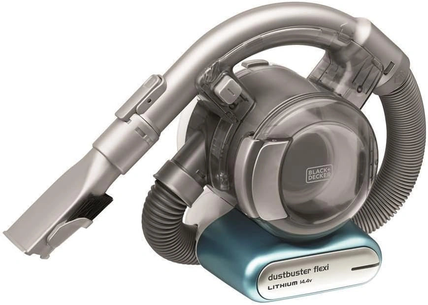 Zwart+Decker Lithium Dustbuster Flexi PD1420LP Handstofzuiger, 14,4 V accu, met flexibele zuigslang, zak- en draadloos