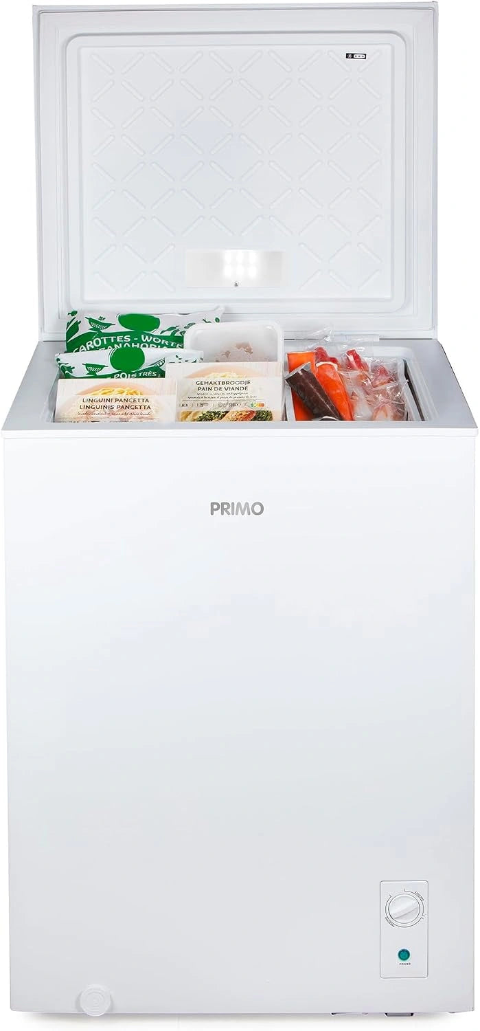 PRIMO PR159DVK Vrijstaande vrieskast, 143 l, wit, hoog