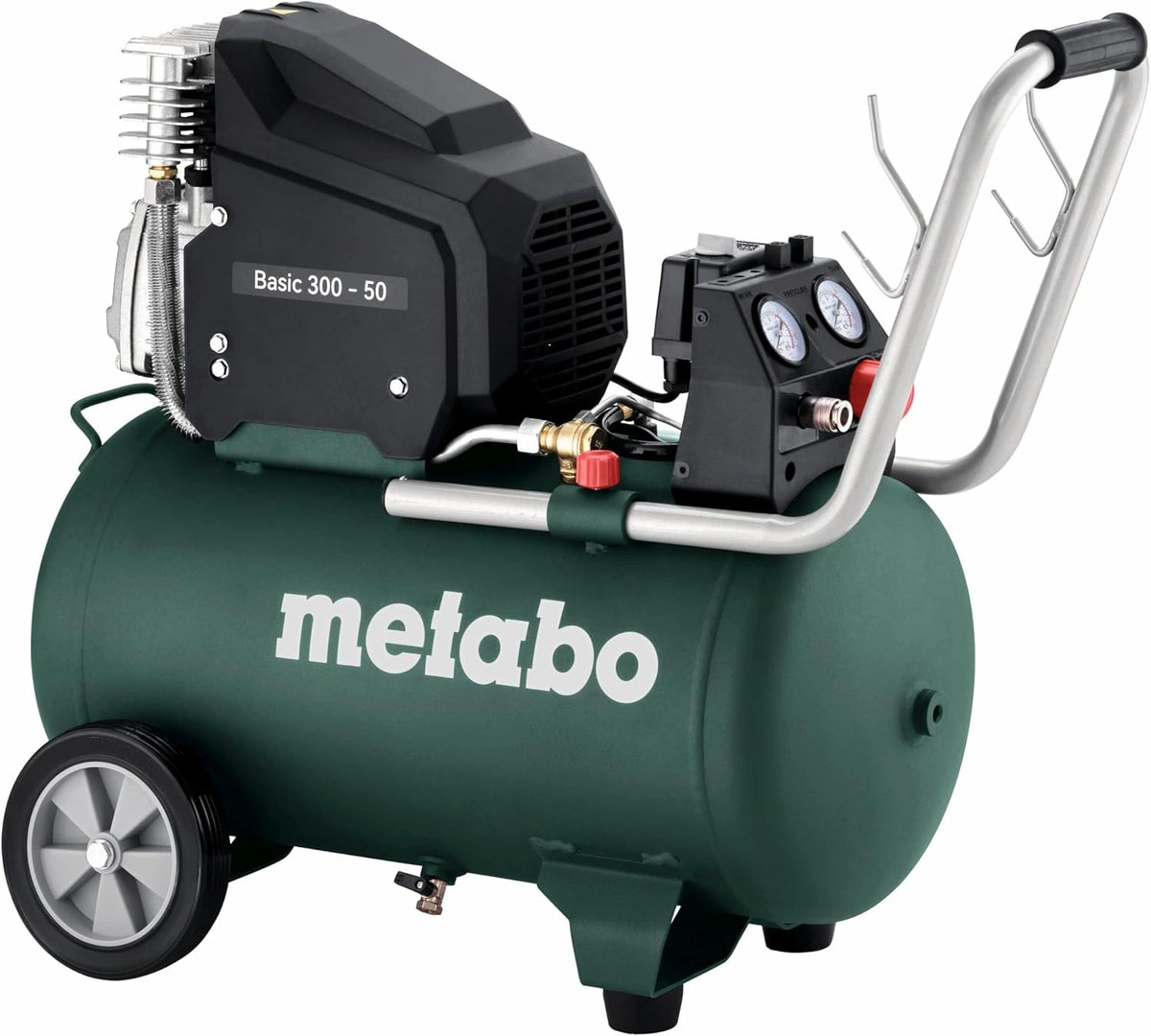 Metabo Basic 250-50 W OF compressor (met universele snelkoppeling, overbelastingsbeveiliging, olieloze zuigercompressor