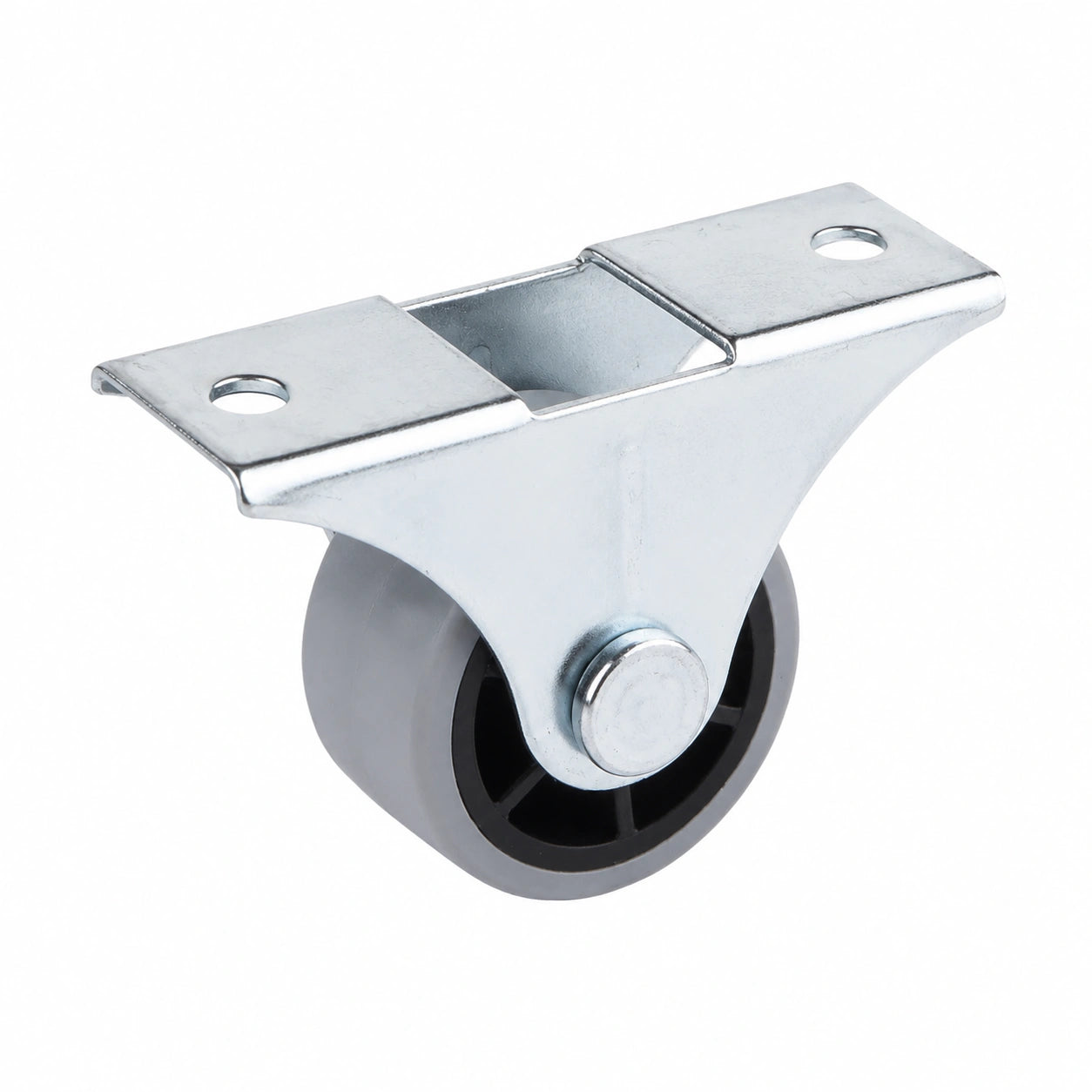 20er Set 30 mm Möbelrollen aus Gummi, nicht schwenkbar, mit Schrauben