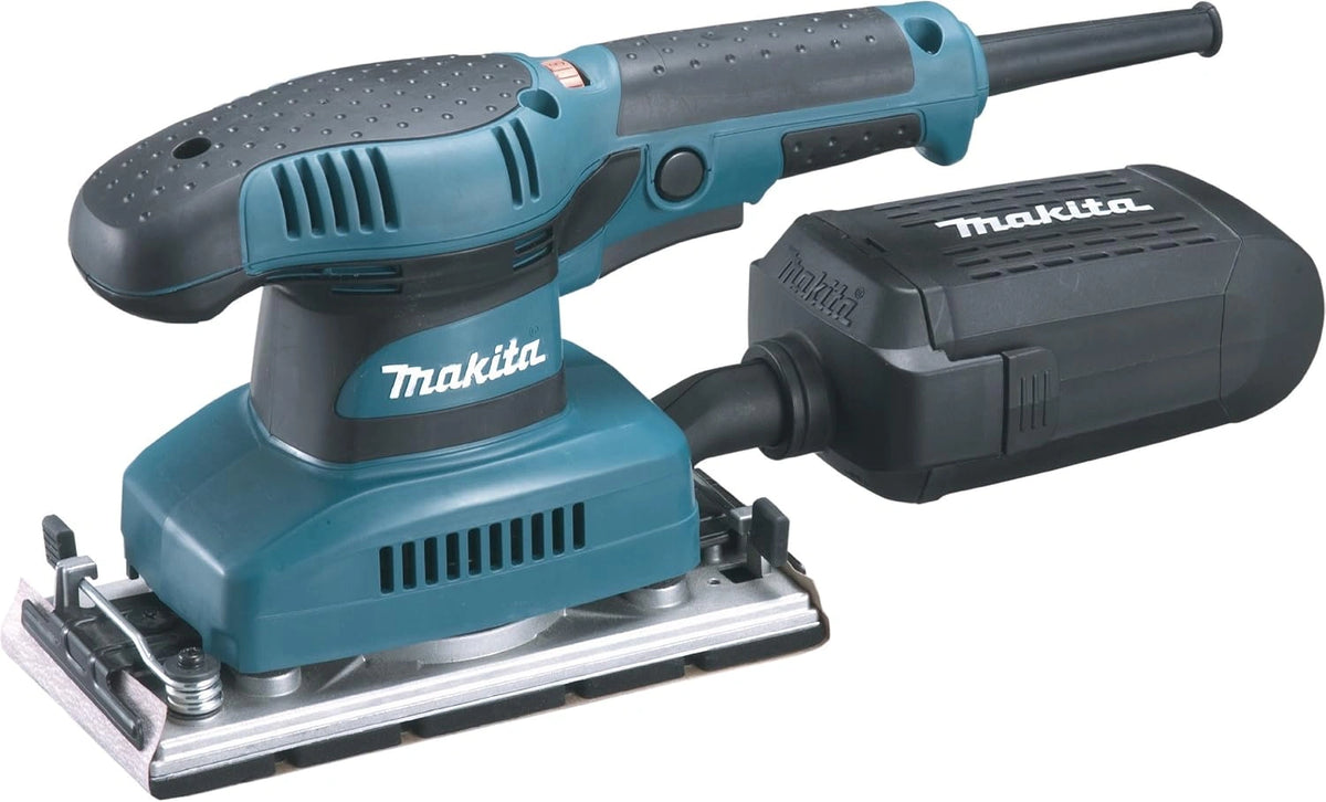 Makita BO3711 Vlakschuurmachine, 93 x 228 Mm, Blauw, Zilver