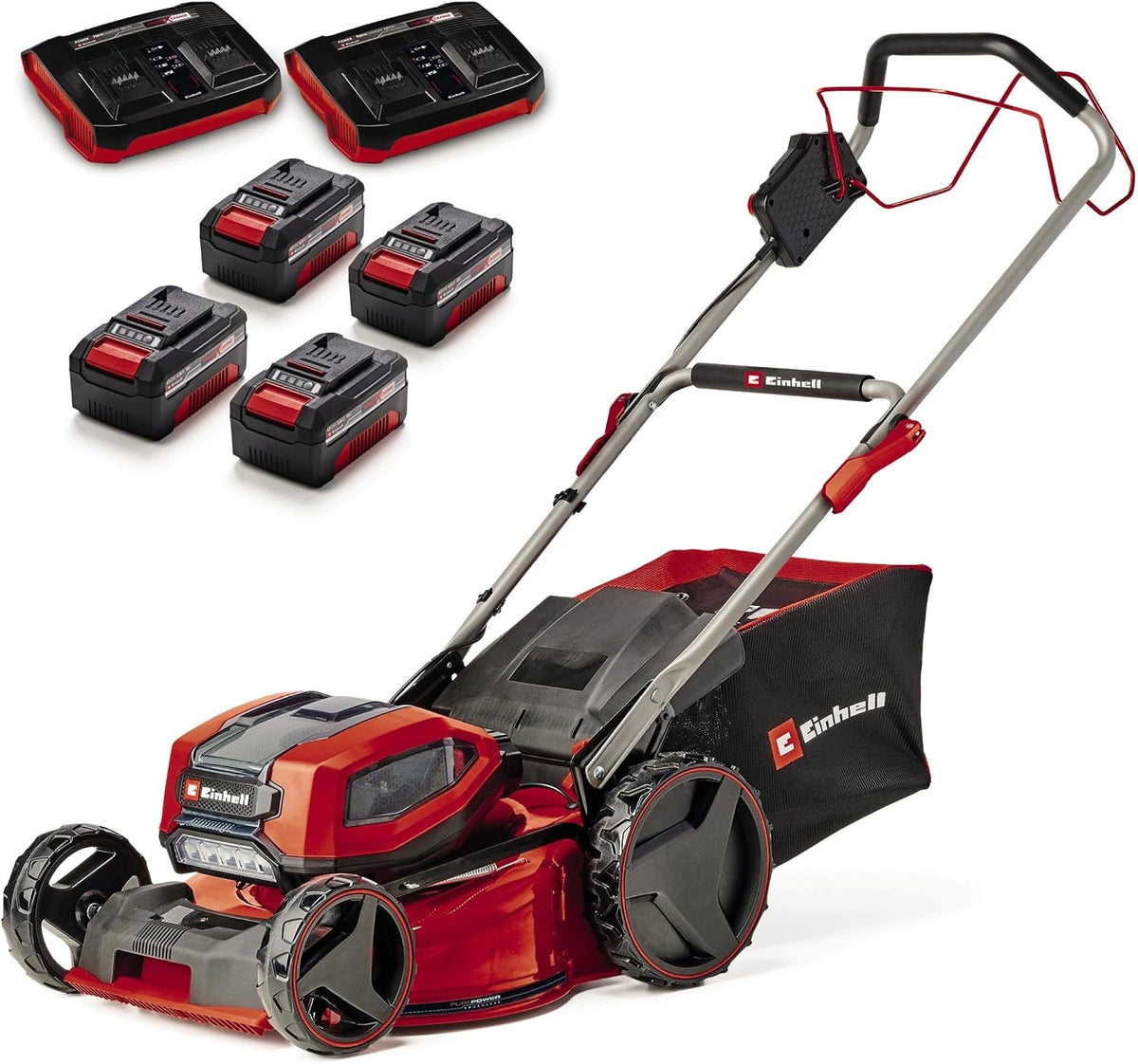 Einhell accugrasmaaier GP-CM 36/47 S Li BL-set, zwart
