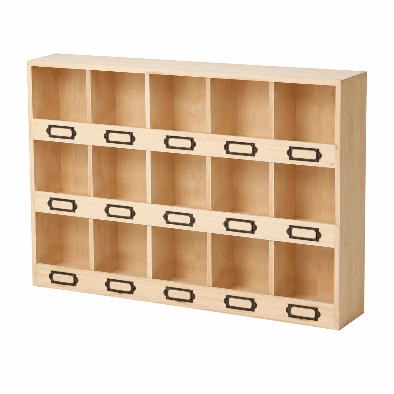 Artemio Drehtürenschrank aus Holz, Beige, 41,5x11,5x31,5 cm