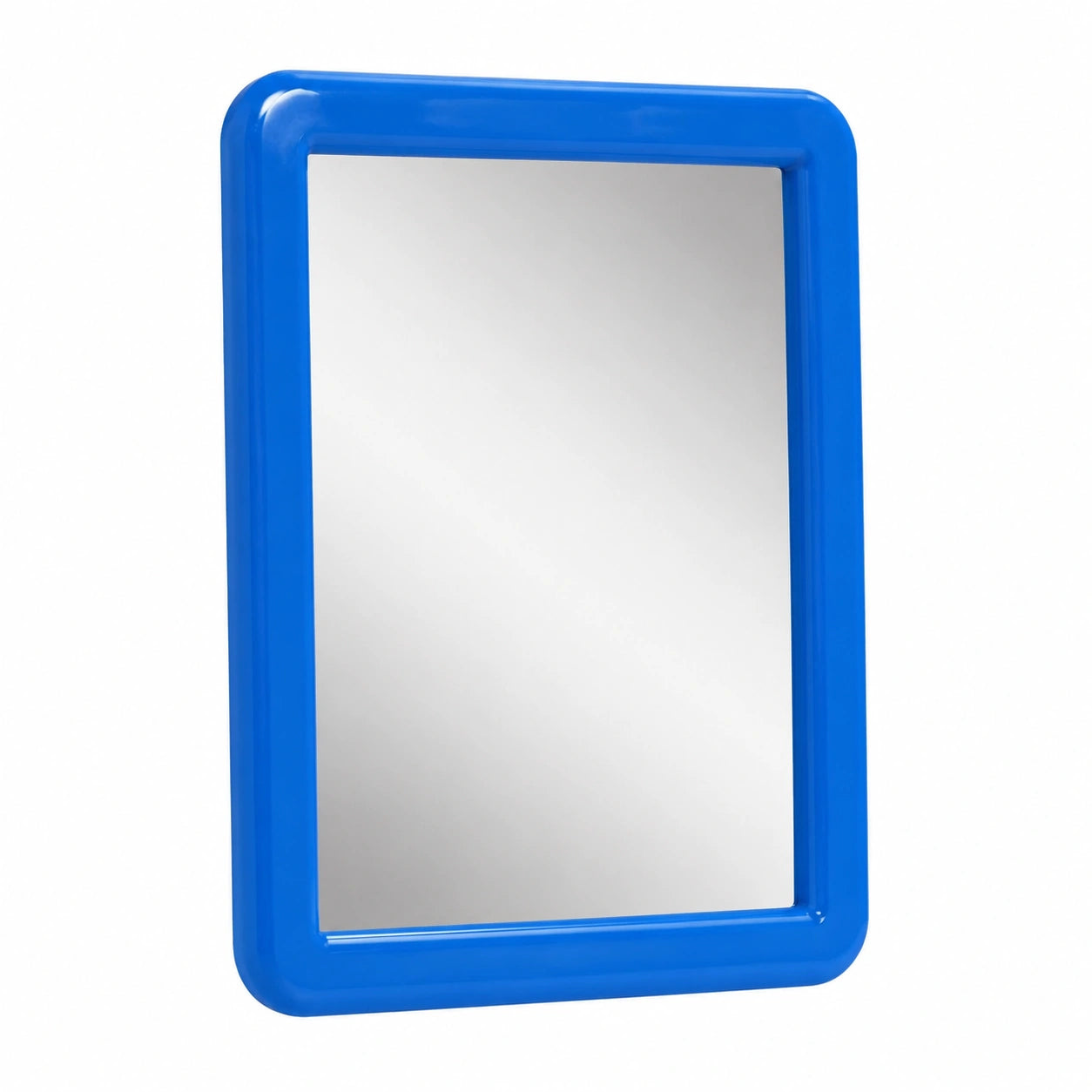 Magnetischer Spiegel für Schließfächer, blau, 12,7 x 17,8 cm – Glasdesign für Schule, Büro und Zuhause
