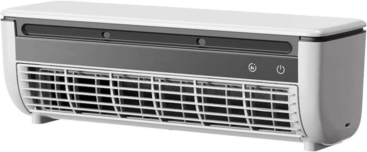 Aan de muur gemonteerde luchtkoeler, draagbare airconditioner zonder boren met draadloze oplader en afstandsbediening, mini-AC-unit voor keuken