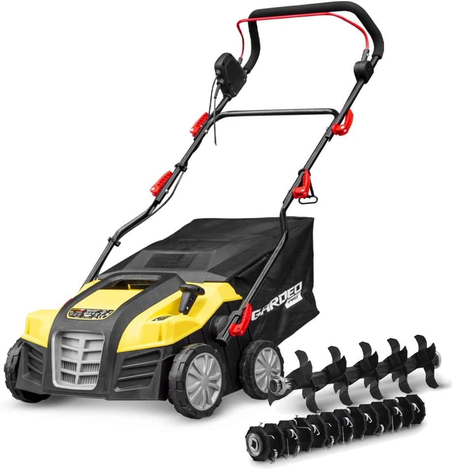 GARDEO PRO Elektrische verticuteermachine, 1800 W, 40 cm, zwart