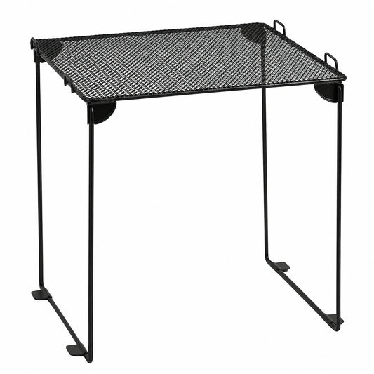 Robustes Faltregal für Schulspinde, vielseitiger Platzsparer, schwarz